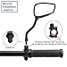 TOPCABIN 1 Pair Bicycle Mirror,Big View Bike Rear View Mirror Blindsight Multi Angle Adjustable Bike Mirror Billet Aluminum Chrome Plated Outside Skull Claw Style Also suitable for motorcycle mirror