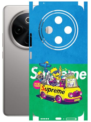Image of AtOdds - Full Body Back Screen Guard Protector Film - Lamination Wrap Skin Sticker Compatible with VIVO T4 (5G) | Scratchproof Matte Finish (Simps)