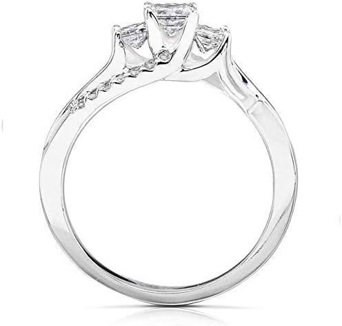Kobelli Diamond Wedding Set 3/4 carat (ctw) in 14K White Gold