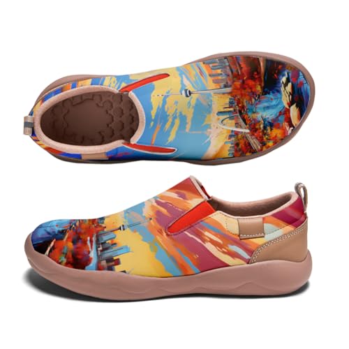 Kid's Slip On Loafers Boys Girls Art Painted Walking Shoes Lightweight Cozy Casual Travel Sneakers4