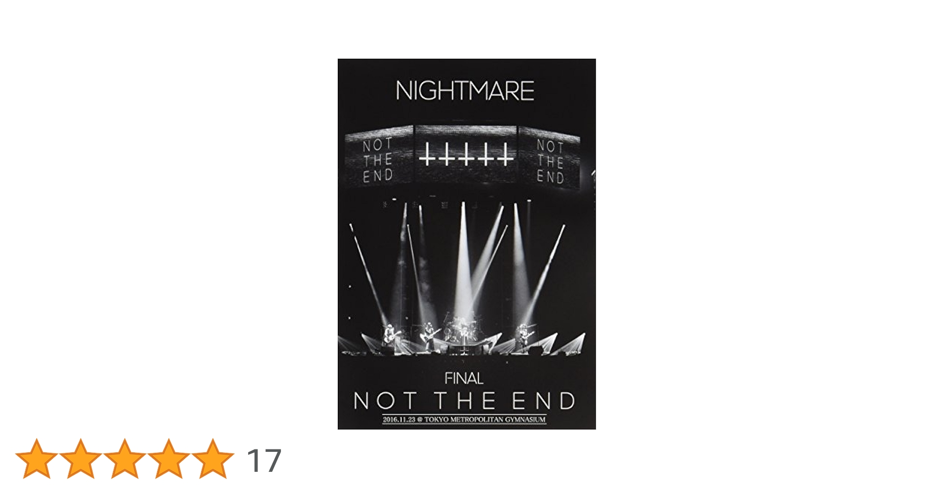 Amazon.co.jp: NIGHTMARE FINAL「NOT THE END」2016.11.23