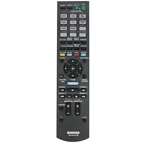 Aiditiymi AD-RM-AAU104-AD001 Rm-Aau104 Replace Remote Fit For Sony Av Receiver 3D Home Theater Audio Video System Str-Dh520 Rm-Aau116 Ht-Ddw3500 Str-K3500Sw Str-Km3500 Str-Ks380 Str-Ks470 thumb #1