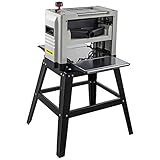 kombi kreissäge hobelmaschine 【RÜCKSICHTSVOLLES DESIGN】- Die anzubringenden Staubabsaugtrichter für ein sauberes sicheres Arbeitsumfeld. Der abnehmbare und robuste Ständer ermöglicht eine stabilere Befestigung des Holzhobels.