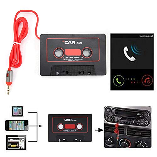 Car Cassette Player, Car Stereo Cassette Tape Adapter Cd Md Mp3 Mp4 Player To 3.5Mm Aux Audio For Mobile Phone #TOP2