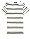 saint james paris restaurant Rund-hals Ausschnitt Saint James Etrille - Streifenshirt - Bretagne-Shirts - Neige/ALGUE (46)