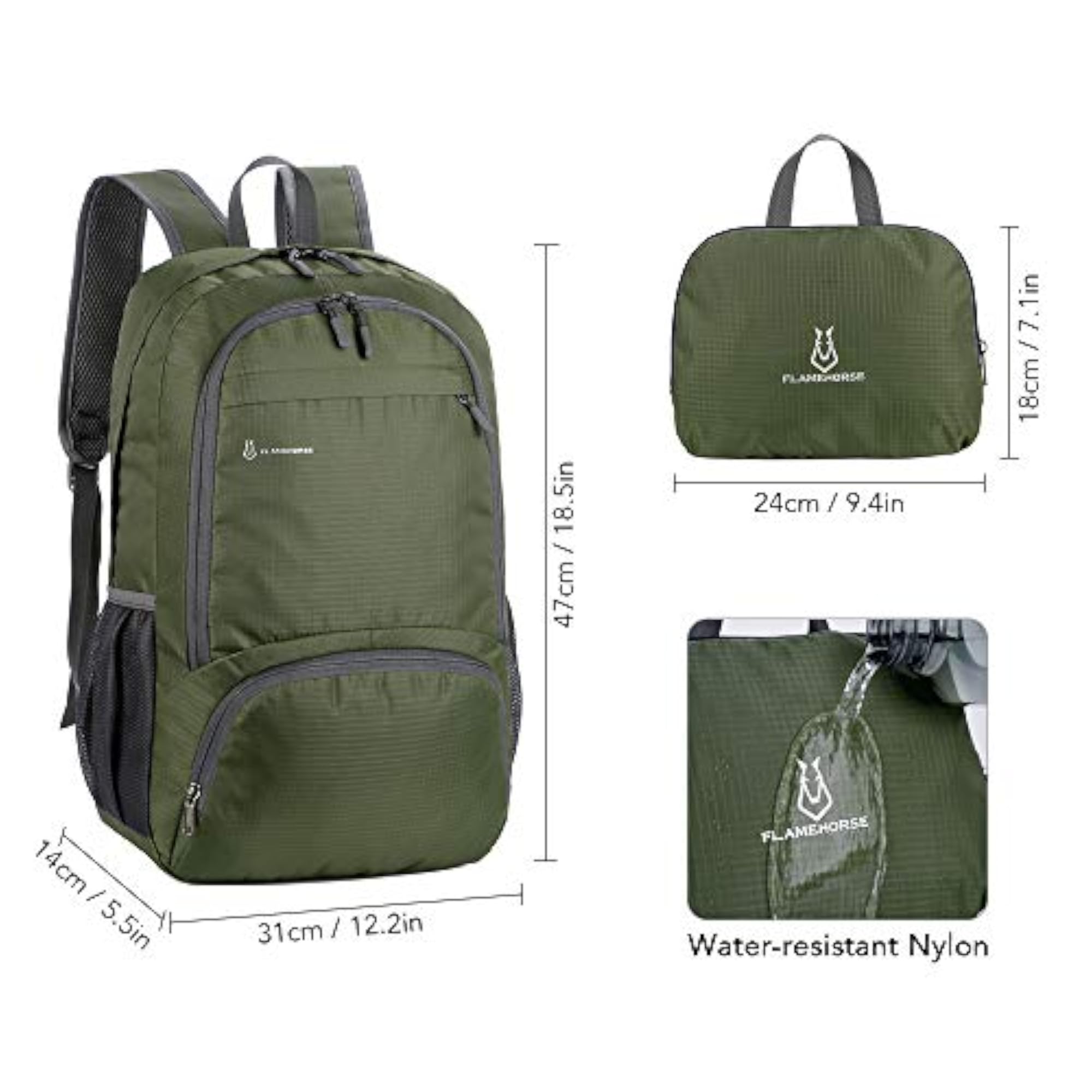 Lightweight Waterproof Foldable Backpack for Men and Women