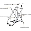 Folding Exercise Bike Elliptical Machines, Elliptical Cross Machines for Home Use, Fitness Equipment Home Gym Exercise Bike Workout Air Walkers, Cardio Dual Trainer Upright for Home Gym Exercise