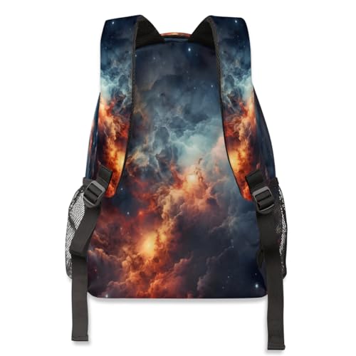 Sac à dos école et randonnée imprimé nébuleuse pour ordinateur - 5
