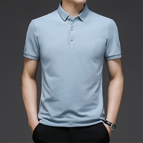 Polo à manches courtes pour homme en gris taille L - 2