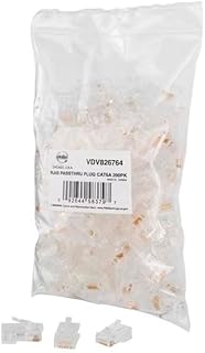 MOLLIFII Modular Data Plugs, RJ45-CAT6A, UTP 200-Pack