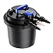 Produktbild SunSun CPF-180 Druckteichfilter 9000 l/h / 11 W UVC Einheit, Teichdruckfilter für Teiche bis 6000 Liter, Teichklärer, Filteranlage