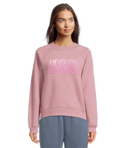 UGG Women's Ugg Logo Crewneck Sweatshirt, Shadow, L