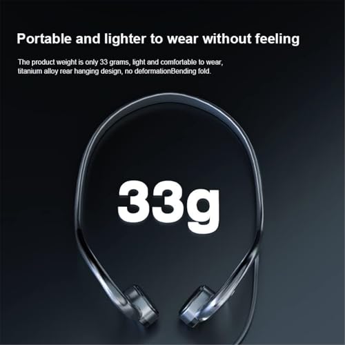 Auriculares conductores de hueso con cable 3.5mm, tipo abierto miniatura 3