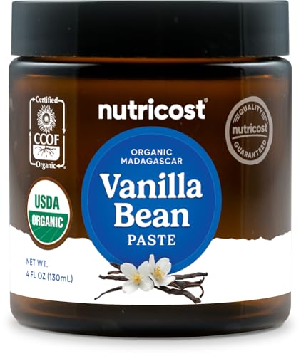 Nutricost Organic Madagascar Vanilla Bean Paste (4 oz) - Vanilla
