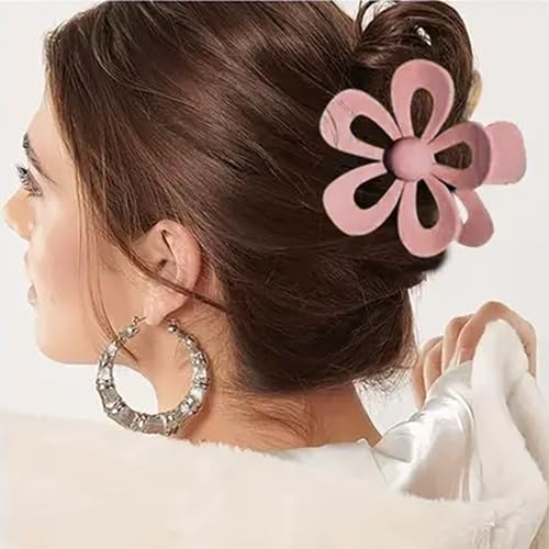image for Sunolga 8PCS Flower Clips for Women, Thick Hair Accessories with Multi