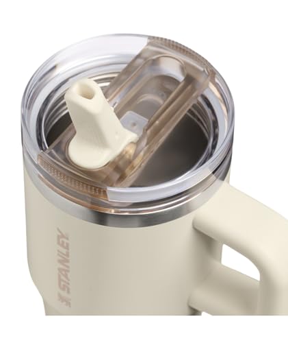 Image of STANLEY Quencher ProTour Flip Straw Tumbler with Leakproof Lid 20 oz | Built-In Straw & Handle | Cupholder Compatible for Travel | Insulated Stainless Steel Cup | BPA-Free | Cream