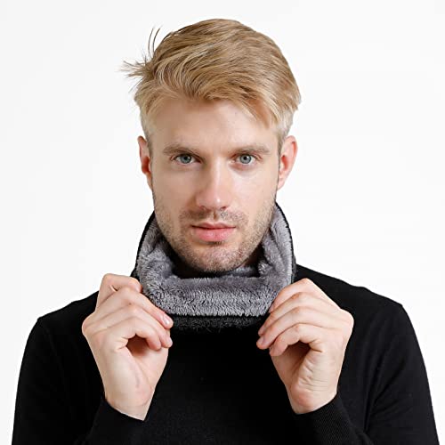 Image of Winter Scarf Neck Warmer Gaiter Face for Men Women Warm Fleece Ski