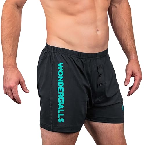 Wonderballs Sport Boxer Underwear for Men - Ultra-Soft & Breathable Pima Cotton & Modal Blend Athletic Underwear Boxer Shorts