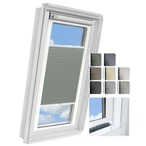 Rollmayer zum Kleben Wabenplissee - 8 Stofffarben Kassetenrollo Dachfenster Kassettenplissee ohne Bohren zum Kleben plissee mit schiene Zweifarbig Blickdicht Sonnenschutz Montage inkl Fenster plissee Rollmayer zum Kleben Wabenplissee - 8 Stofffarben Kassetenrollo Dachfenster Kassettenplissee ohne Bohren zum Kleben plissee mit schiene Zweifarbig Blickdicht Sonnenschutz Montage inkl Fenster plissee