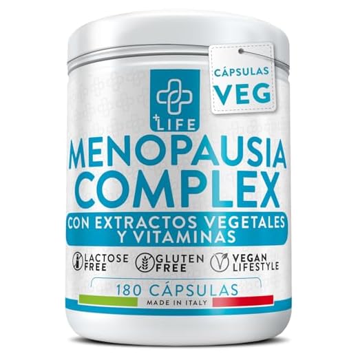 Menopausia Complex 180 Cápsulas PiùLife, 3 Al Día, Menopausia Suplementos Con Lupulo, Pasiflora, Salvia, Dioscorea Villosa, Para Sofocos, Aliviar Hinchazón Abdominal, Menopausia Mejores Productos