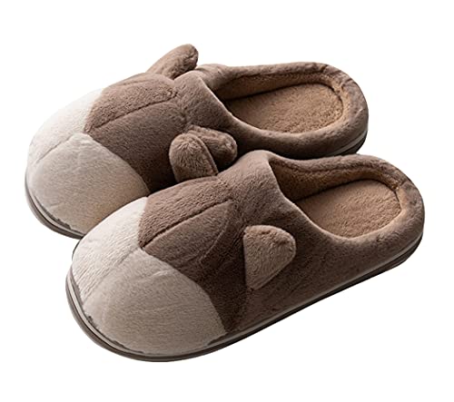 Damen Hausschuhe Nette Hausschuhe Katzenohr Hausschuhe Cartoon Hausschuhe Tier Hausschuhe Warme Hausschuhe Winter Hausschuhe Cover