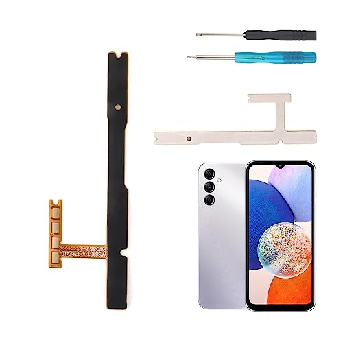 Power On Off Button Flex Cable Replacement for Samsung Galaxy A14 5G Volume Button Flex Cable for Samsung Galaxy A14 5G SM-A146U 2023 with Screwdrivers