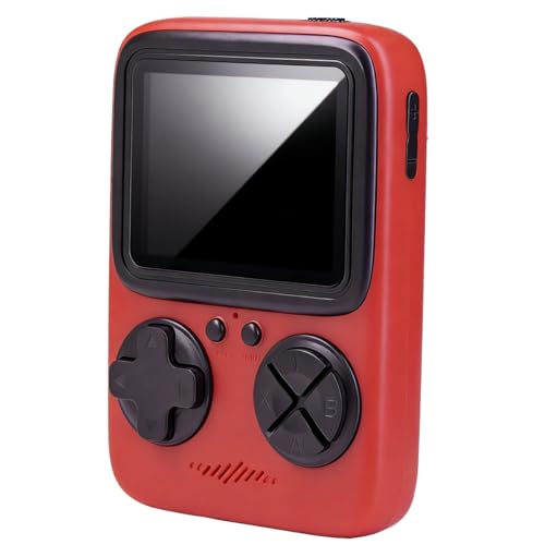 Handheld Game Console for Kids -Preloaded 289 Retro Video Games, Portable Gaming Player with Rechargeable Battery 2.8" LCD Screen, Mini Electronic Toy Gifts for Girls Boys (Red)