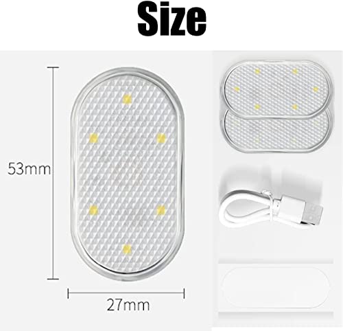 2pcs Luce del Sensore Led per Interni dell'auto