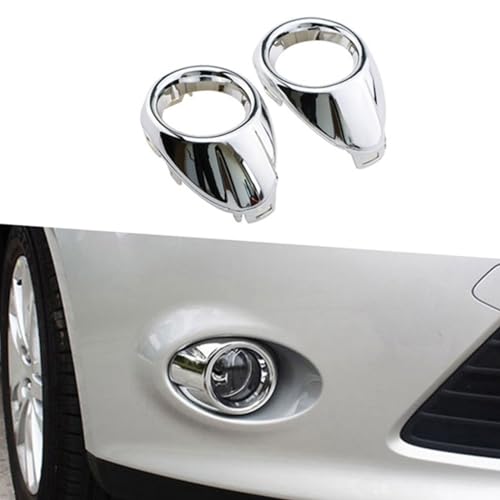 Cadre de phare antibrouillard avant Ford Focus 3 couvercle chrome ABS
