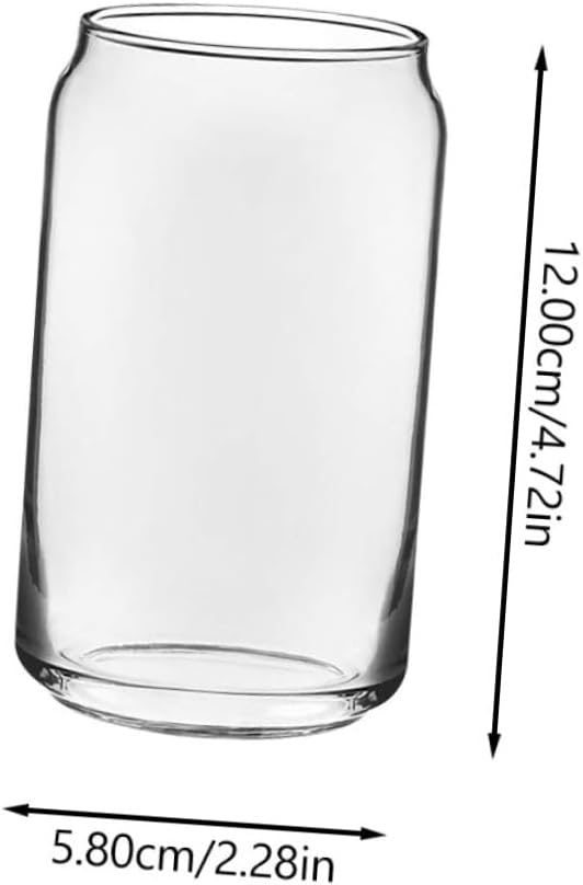 Unomor 6pcs Glass Cup Unbreakable Drinking Glasses Juice Cup for Party Bar Supplies