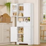 TEENFON Tall Storage Cabinet