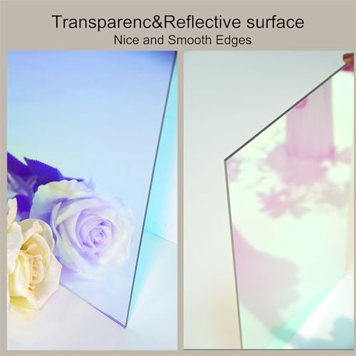 Image of 2Pack 12X16 Iridescent Acrylic Sheets for DIY Art Projects, Crafting Projects, Display Project, Signs, Painting