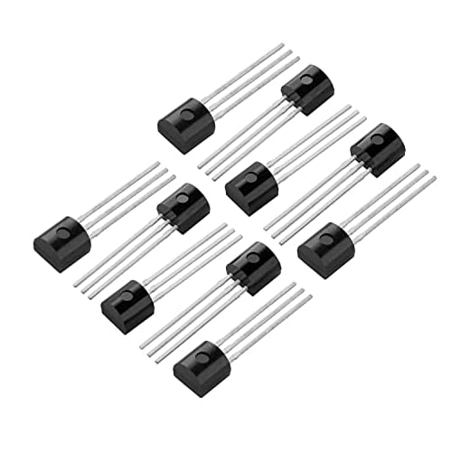 AZDelivery 10 x DS18B20 Sensor de Temperatura Digital TO92-55°C - +125°C Compatible con Arduino y Raspberry Pi con E-Book Incluido!
