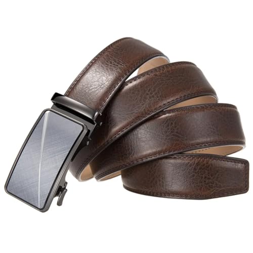 Men's Sliding Ratchet Strap, 3.5Cm Heavy-Duty Work Belt, Adjustable Bbbb 115CM4