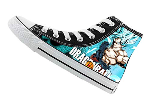 WANHONGYUE Dragon Ball Anime Zapatillas Altas Zapatos de Lona con Cordones Zapatillas de Deporte...