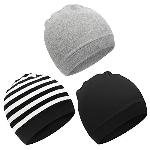 American Trends Baby Girl Hats Toddler Infant Baby Beanie Newborn Hat for Girls Boys Kids Caps 1-4T 3-Pack-A