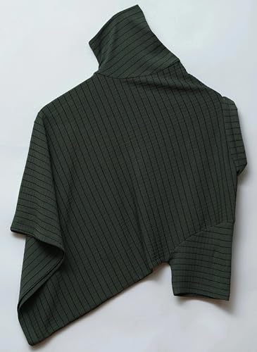Image of FRT. Men's Striped PoloT-Shirtwith ZipCollarTrendyShort SleeveCasualWearforMenSoft Breathable Fabric All-ColorStylishStripedPoloforDailyOfficeSummerOutdoorOutfits