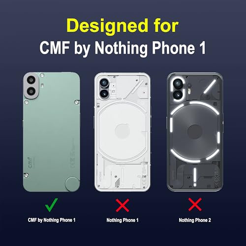 Image of amazon basics Back Case Cover for CMF by Nothing Phone 1 | Compatible for CMF by Nothing Phone 1 Back Cover | Liquid Silicon Magic Case with Camera Protection | Sapphire