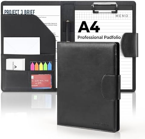 Pacific Mailer Padfolio Portfolio Binder Leather Seychelles