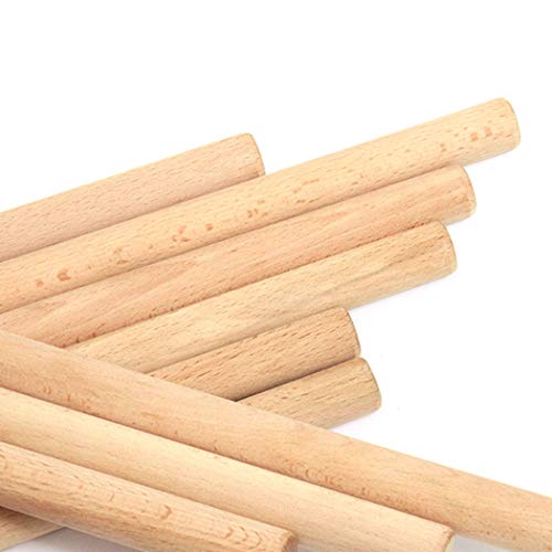 FunPa 2PCS vara de madeira correção de postura bastão de exercício vara de treino com fivela de bast