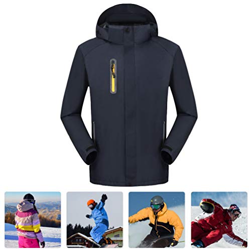 KESYOO Jaquetas de Snowboard para Homens Com Capuz Inverno Inverno Esqui Impermeável Esqui Quente In