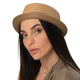 STETSON Licano kapelusz pork pie slomkowy ochrona UV Unisex Wiosna Lato