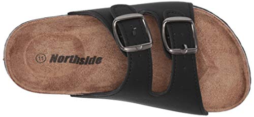 Northside Boy's Phoenix Open Toe Cork Sandal Slide, Licorice, 3 Little Kid #TOP4