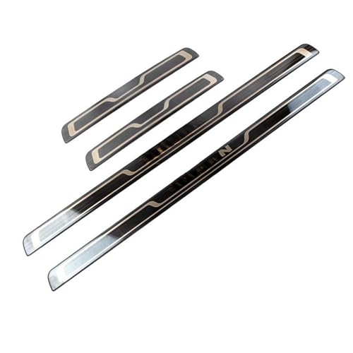 Seuil de porte pour Tiguan MK2 acier inoxydable garniture pedale plinthe 2017
