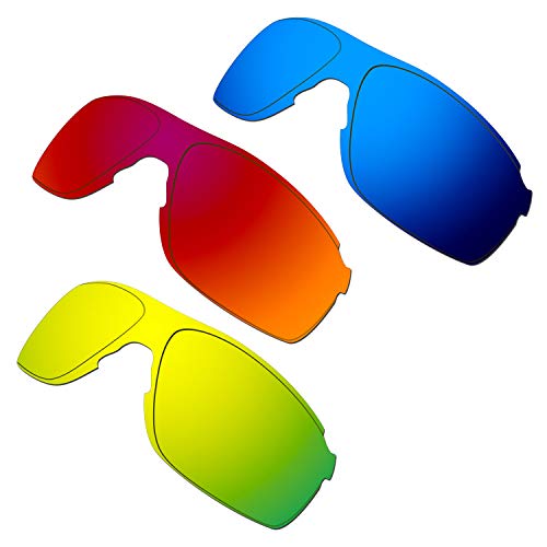 Lentille pour Oakley EV-zero Pitch running et cyclisme vitre rouge bleu or