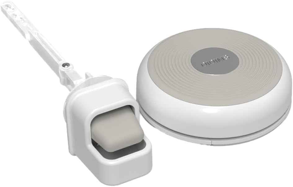 [DIDIMS] Foot Flush Pedal – Hands-Free Touchless Toilet Flusher for Seniors, Kids, Disabled, Caregivers & Limited Mobility Users – Easy Install, No Batteries, Compact Waterproof Universal Design