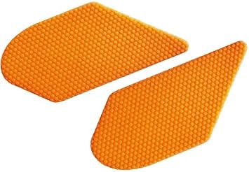 Motorcycle Tank Traction Pad, Universal, 9.25"x4.1", 2PCS, Orange