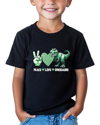 Toddler Dinosaur Shirts for Boys Gifts Little Kids Girls Dino Shirt Cartoon Graphic Tees T-Shirt Short Sleeve Clothes 2-8T
