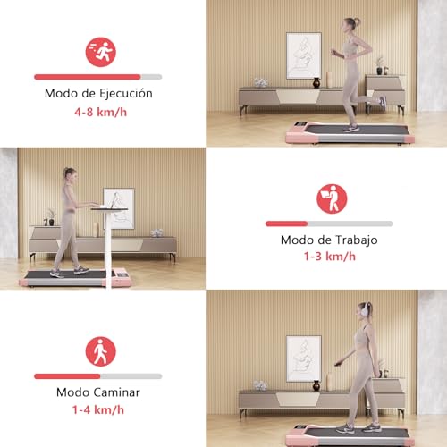 Cinta de correr para casa con control por app y cinta de andar para escritorio 4