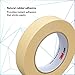 3M Masking Tape 2308, Tan Color, 18 mm x 55 m, 4.9 mil, 1 Roll